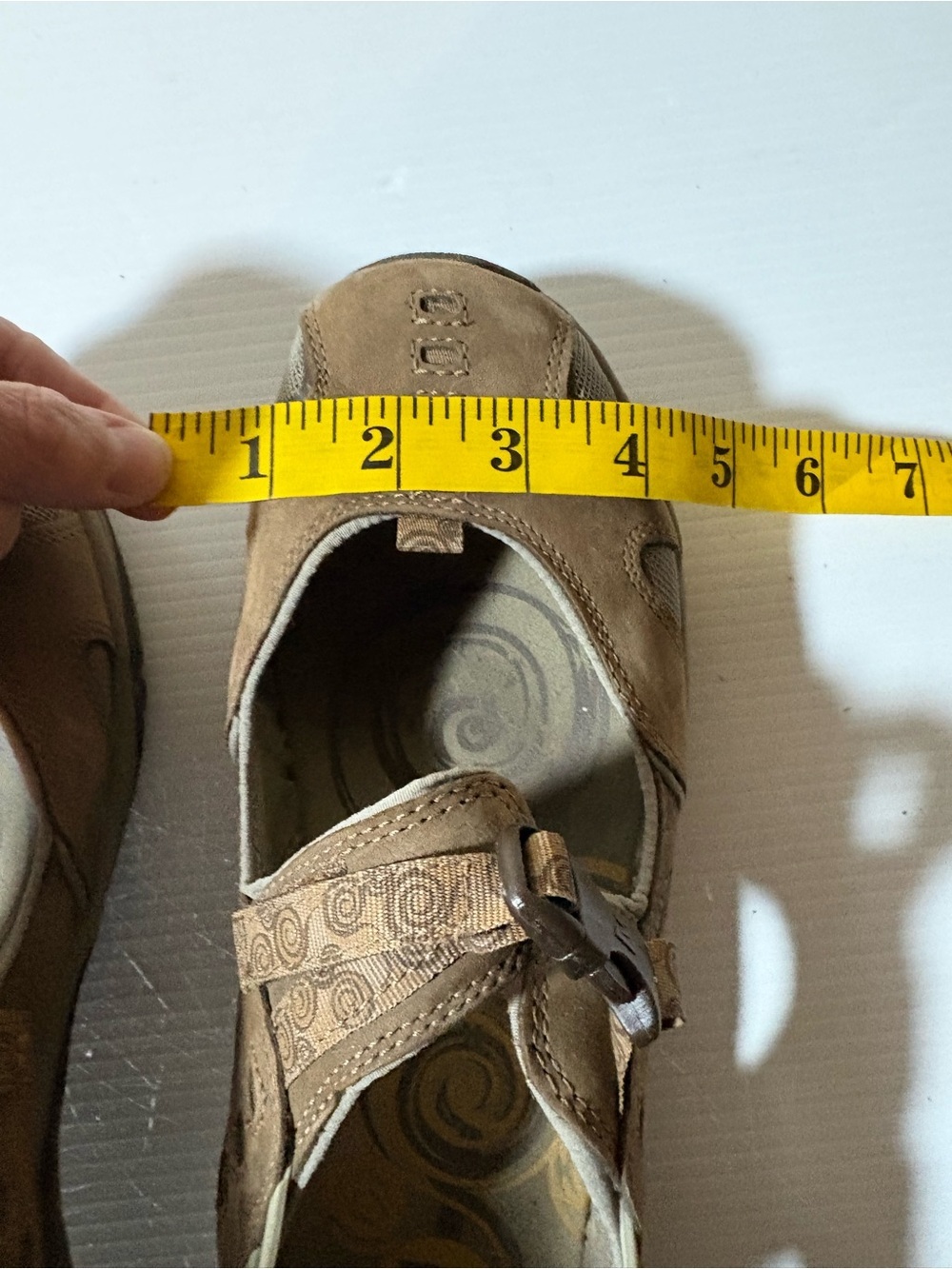 Merrell Brown Leather Mary Jane Sandals - Picture 7 of 9